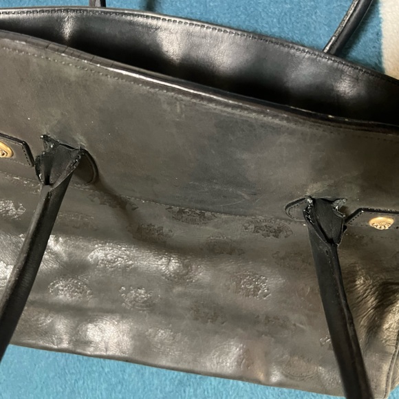 COPY - Juicy Couture Large Leather Satchel with Logo Engraved Throughout. - Picture 10 of 15